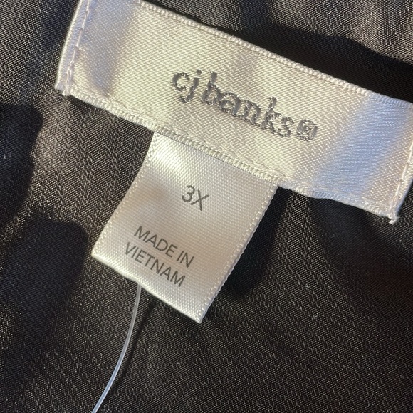 Christopher & Banks Black Quilted Vest - Picture 3 of 11